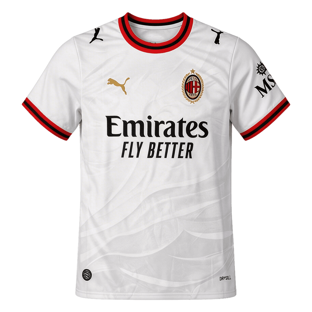 Camiseta de visitante del AC Milan, temporada 26/27, color blanco