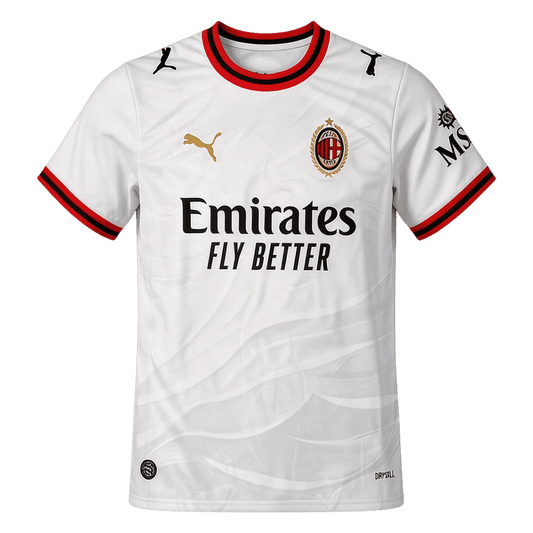 Camiseta de visitante del AC Milan, temporada 26/27, color blanco