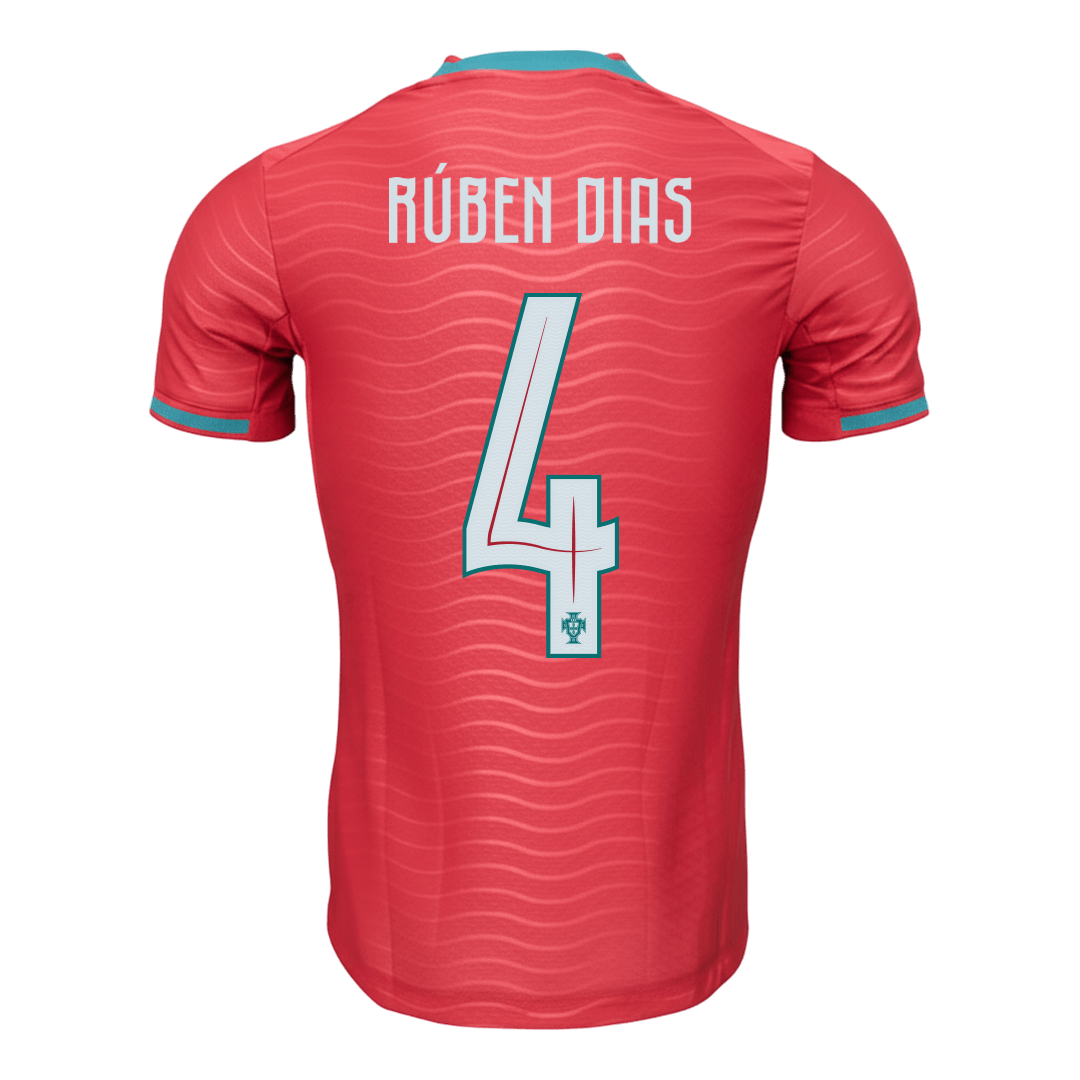 Auténtica camiseta de fútbol RÚBEN DIAS #4 Portugal Local 2026