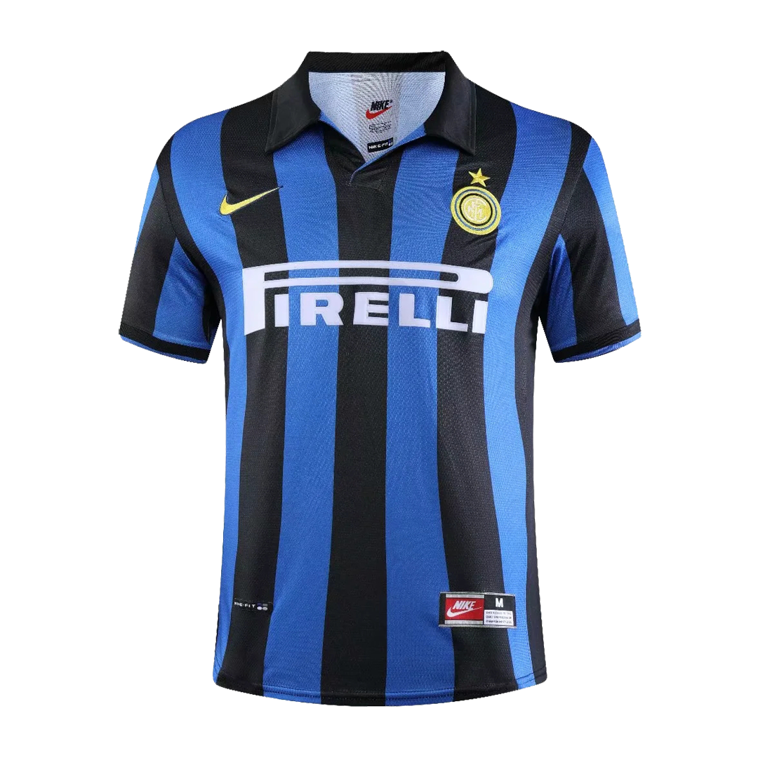 Camiseta retro de fútbol local del Inter de Milán 1998/99