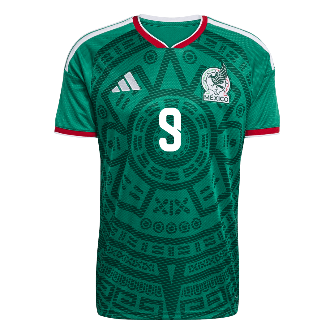 Camiseta de 1ª equipación hombre México Raúl #9 Copa Mundial 2026
