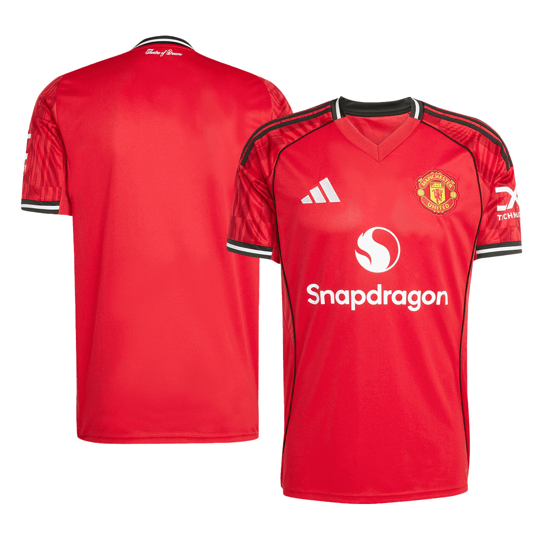 Camiseta de fútbol local del Manchester United 2025/26, roja