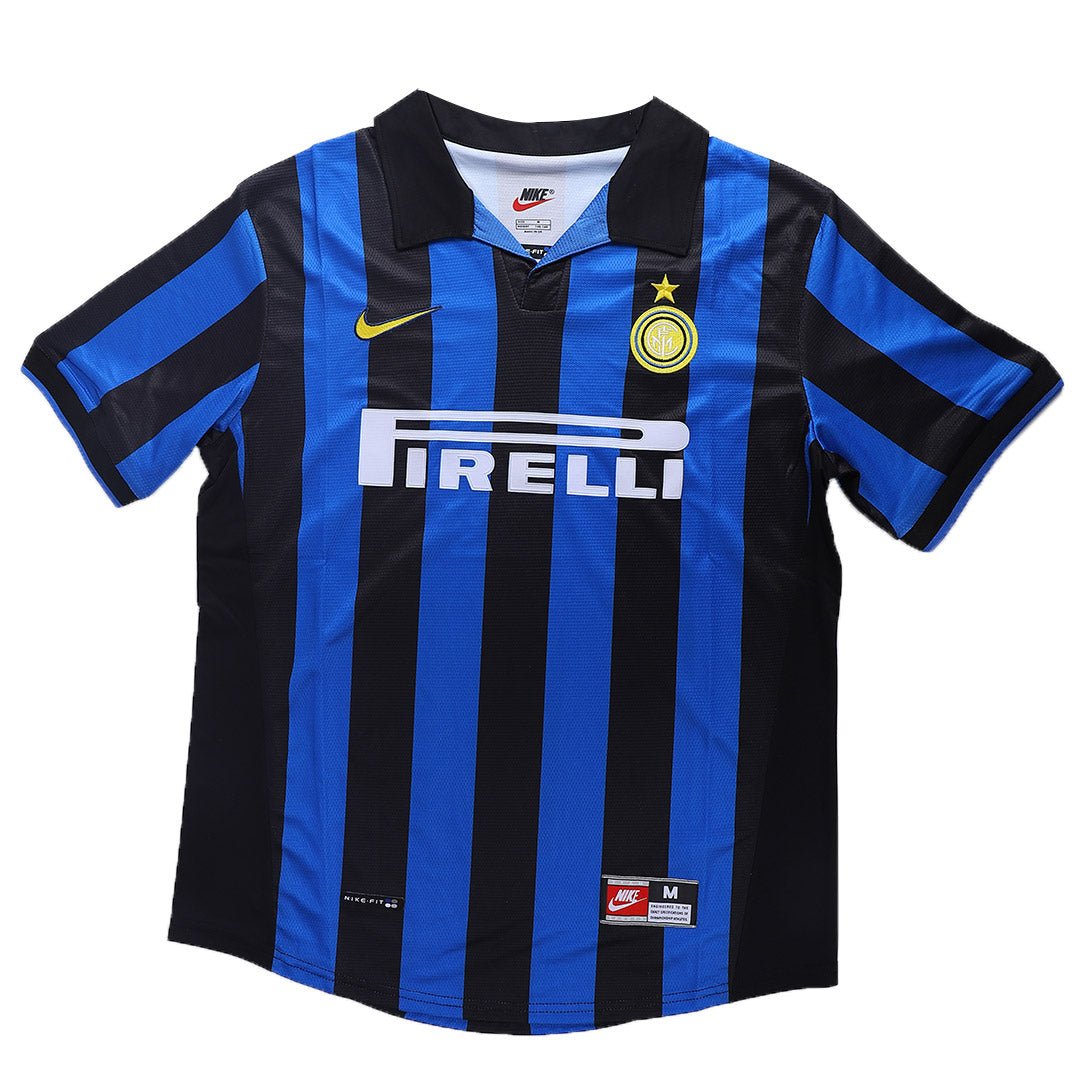 Camiseta retro de fútbol local del Inter de Milán 1998/99