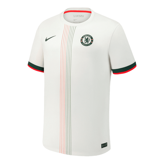 Camiseta de fútbol visitante del Chelsea 2025/26 blanca