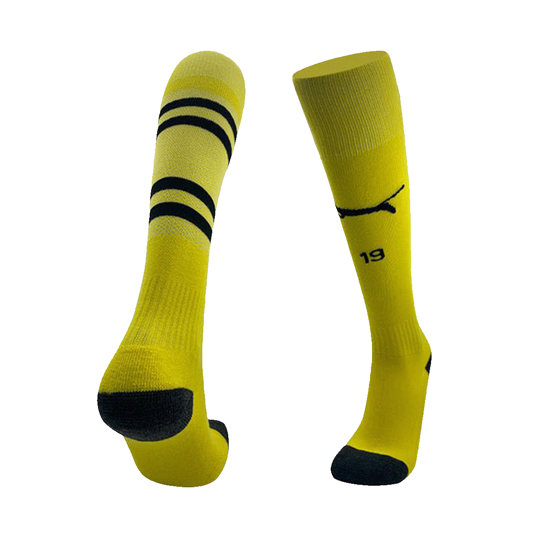 Kit de camiseta de fútbol local del Borussia Dortmund (camiseta, pantalones cortos y calcetines)