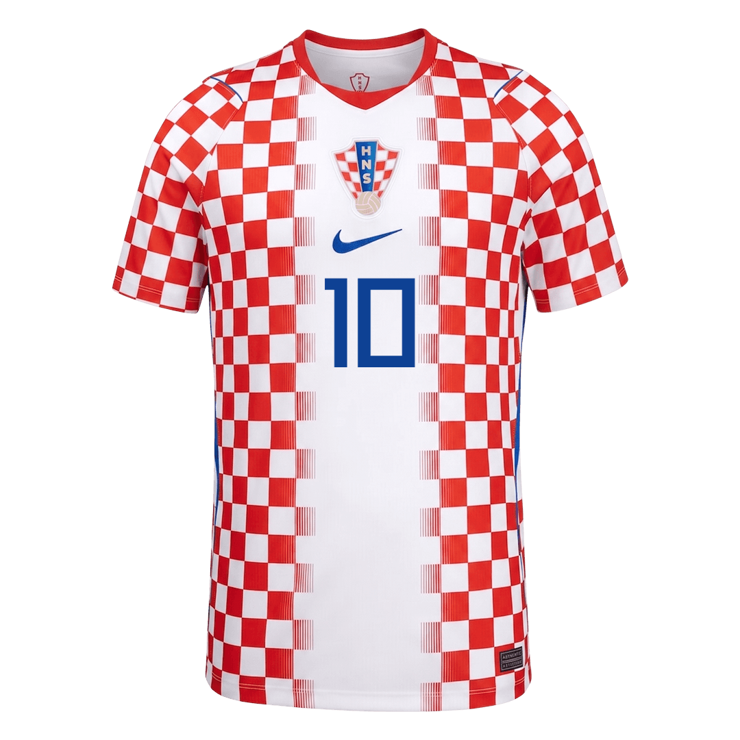 MODRIC #10 Camiseta de local de Croacia para el Mundial 2026 Roja y Blanca