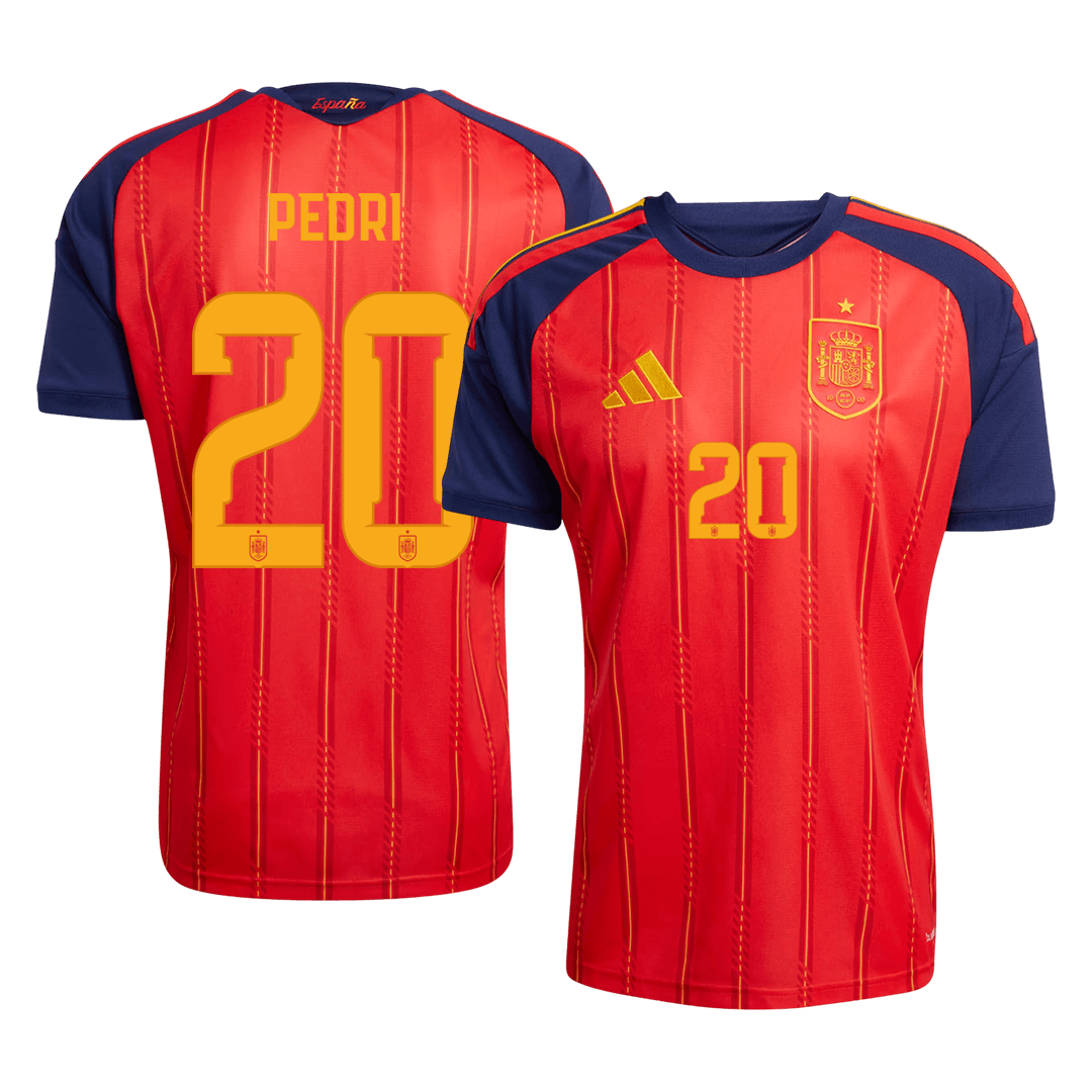 PEDRI #20 Camiseta de España de local para el Mundial 2026 Roja