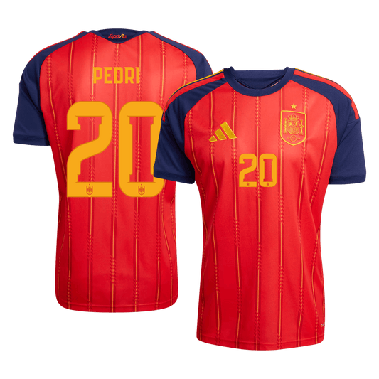 PEDRI #20 Camiseta de España de local para el Mundial 2026 Roja