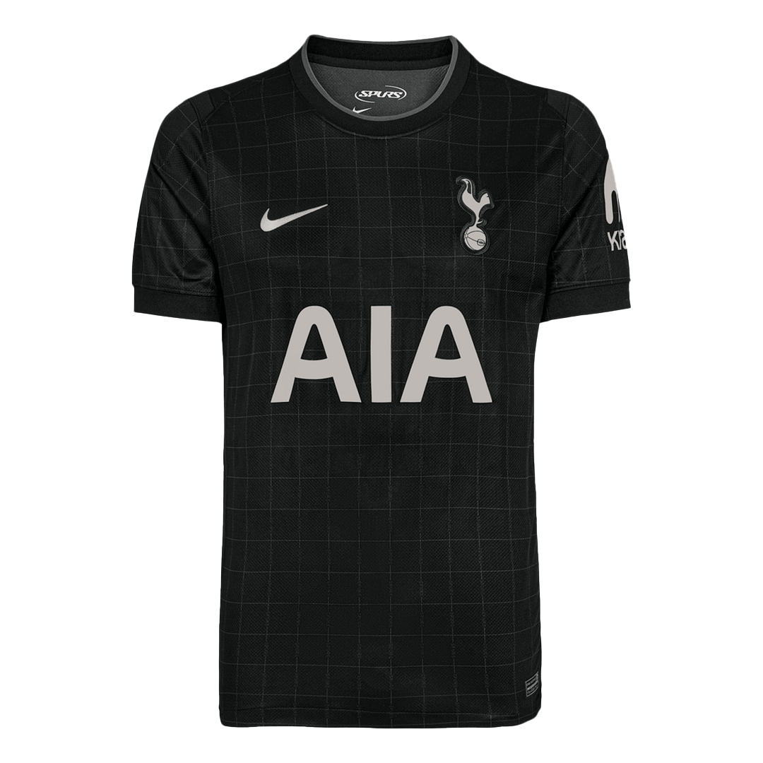 Camiseta de fútbol visitante del Tottenham Hotspur 2025/26, negra