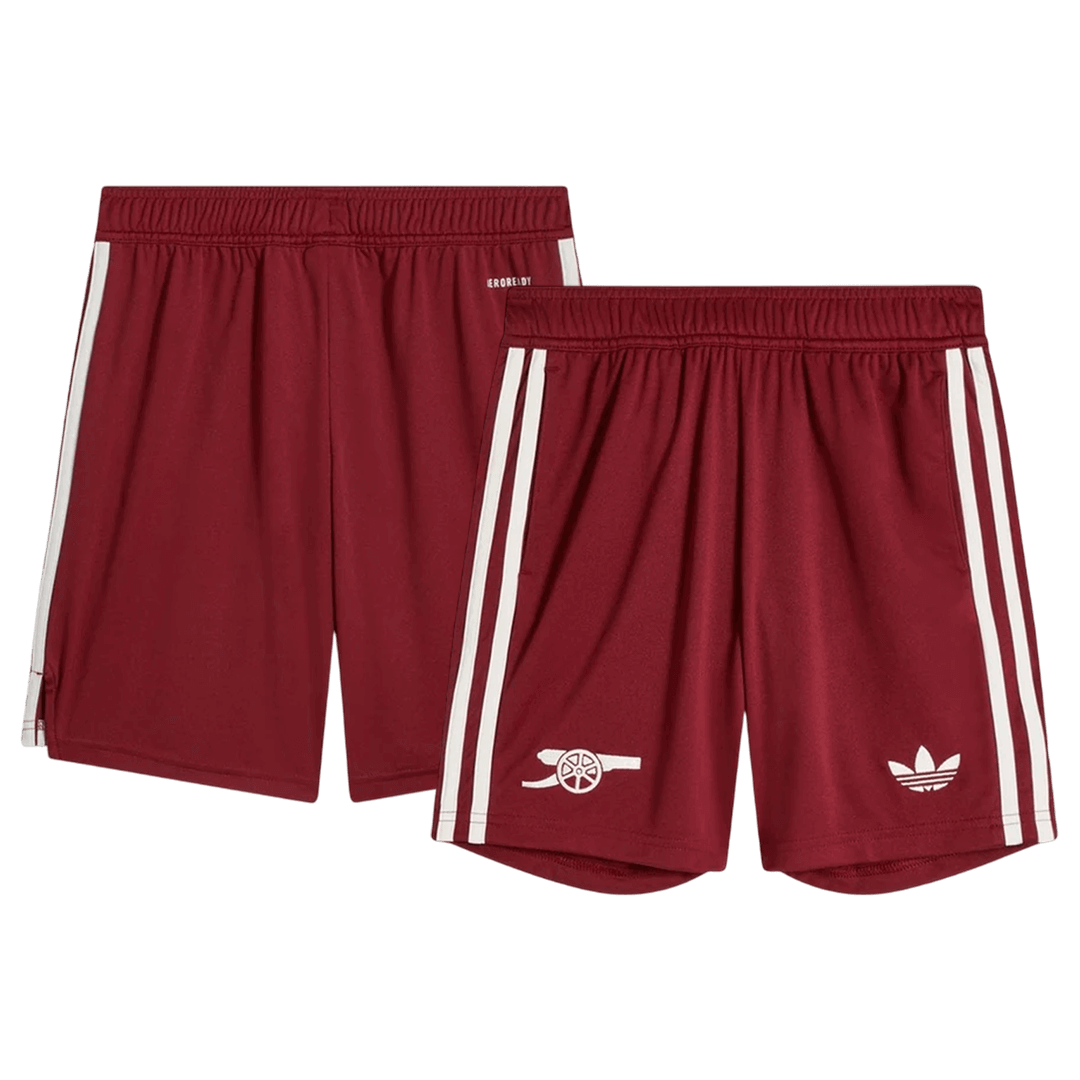 Pantalón corto de visitante del Arsenal 2025/26