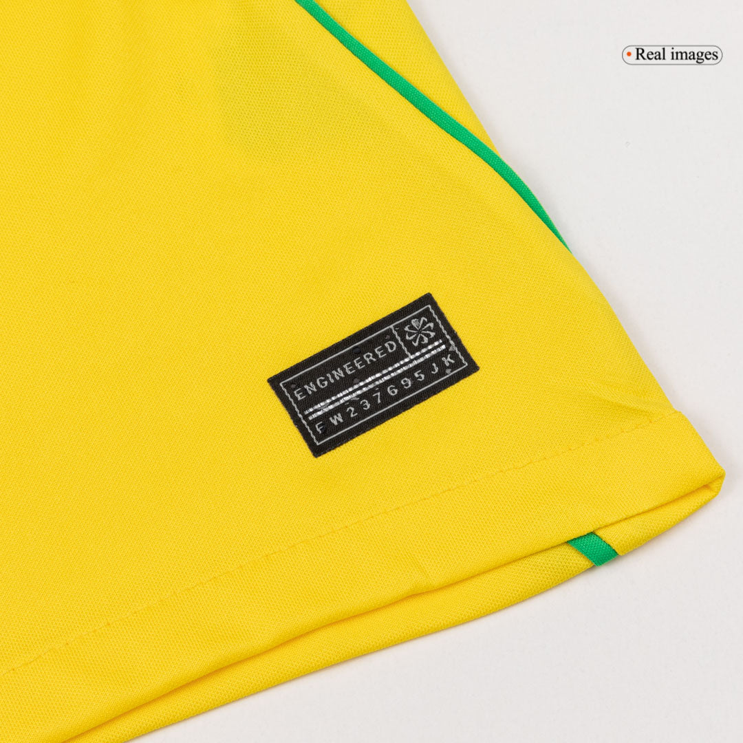 RAPHINHA #11 Camiseta de local de Brasil para el Mundial 2026 Amarilla