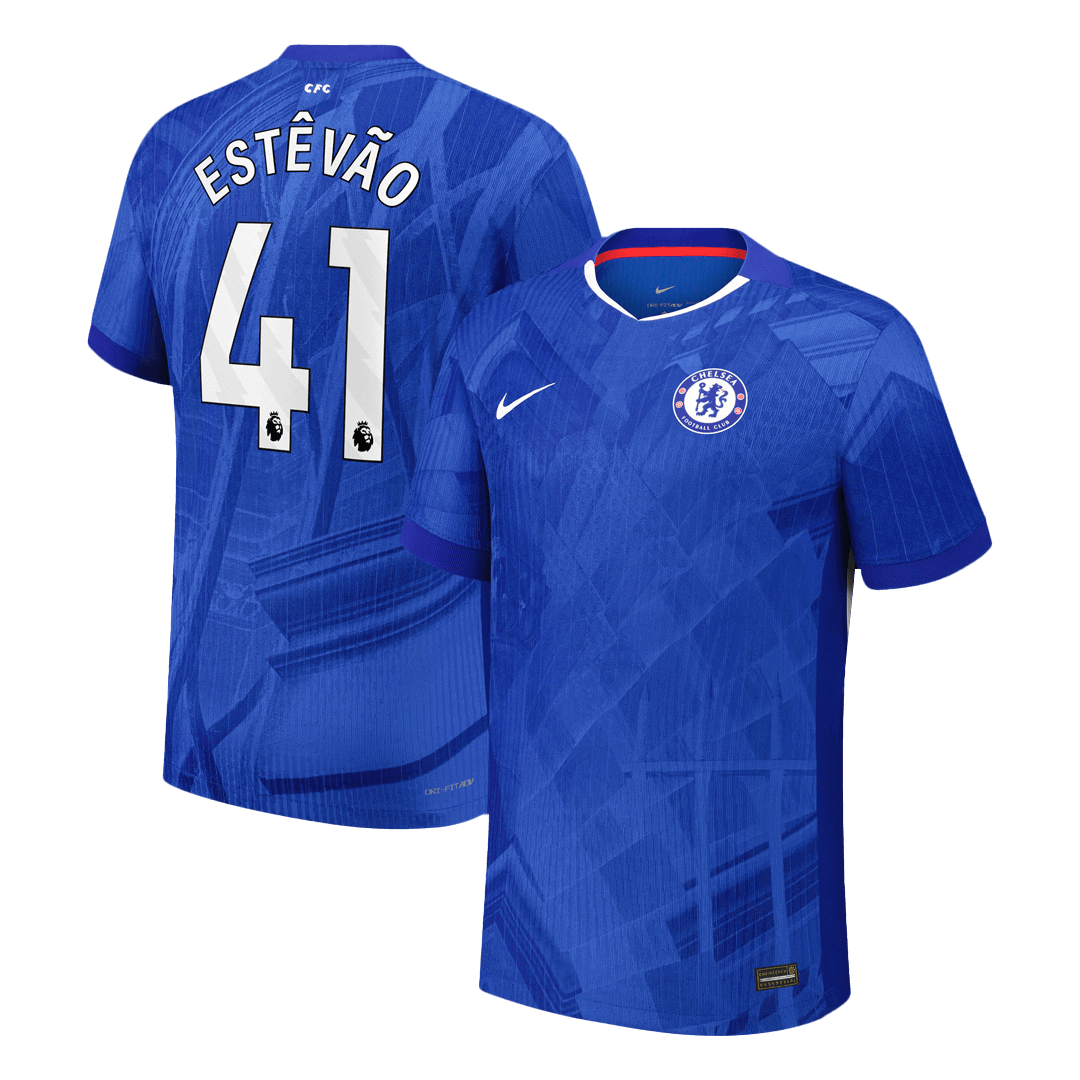 Auténtica camiseta de fútbol ESTÊVÃO #41 Chelsea Home 2025/26