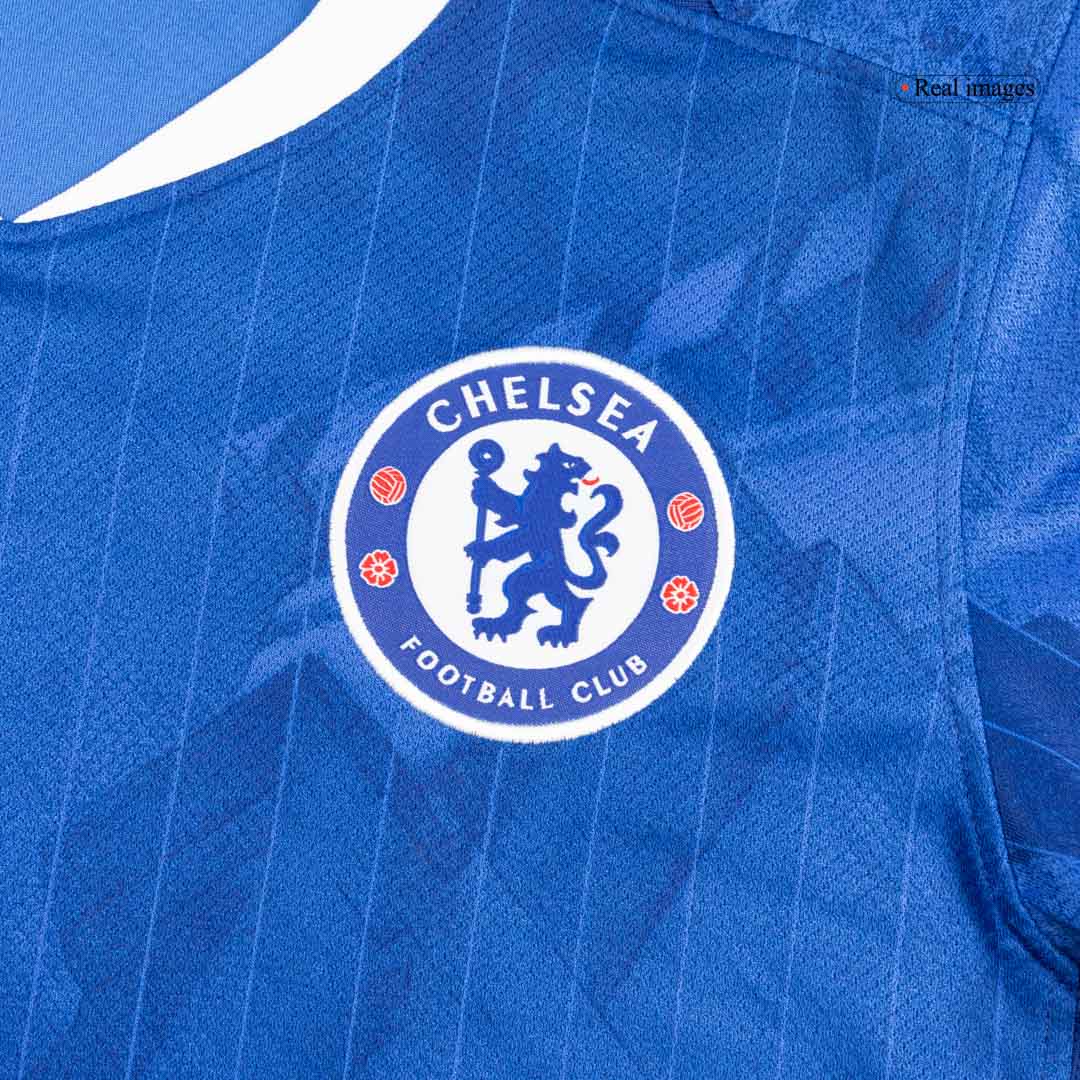 Kit de fútbol local del Chelsea (camiseta, pantalones cortos y calcetines) 2025/26, azul