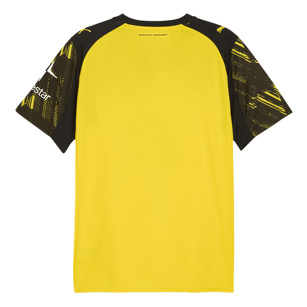 Camiseta de fútbol local auténtica del Borussia Dortmund 2025/26 amarilla