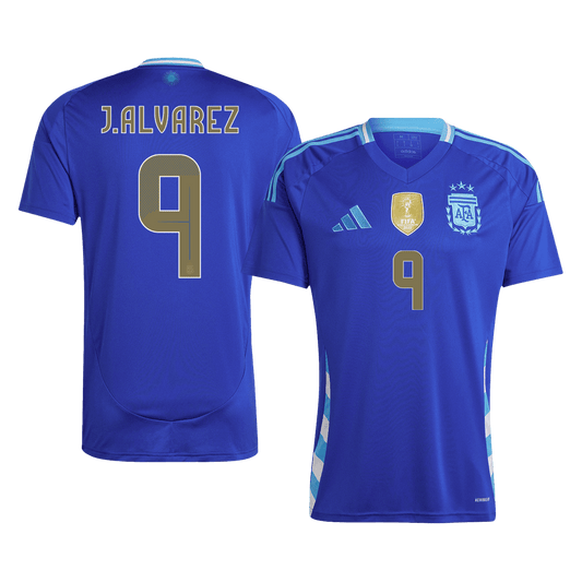 Camiseta de visitante de Argentina J.ALVAREZ #9 2024