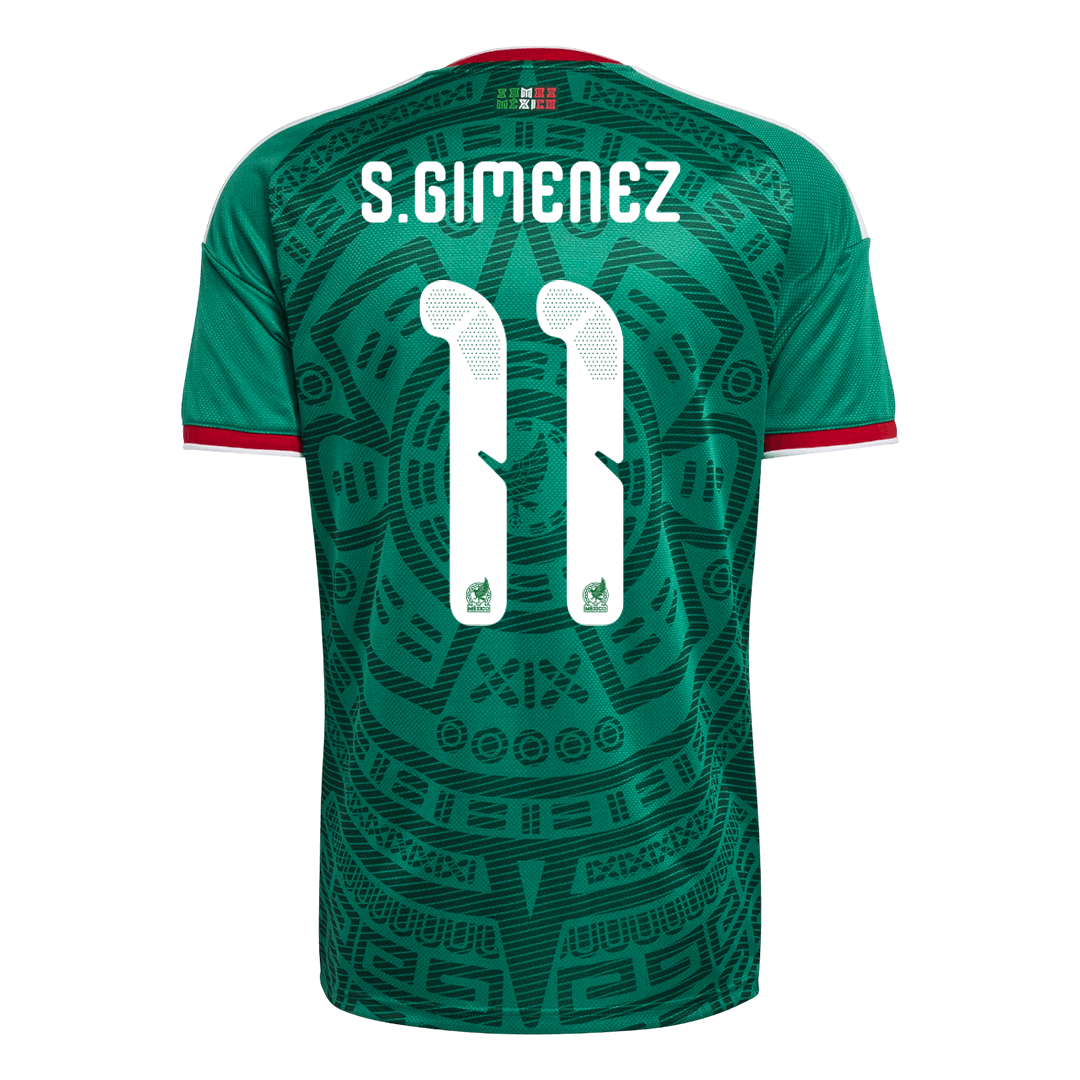 Camiseta de local de México S. Giménez #11 para el Mundial 2026 (categoría hombre)