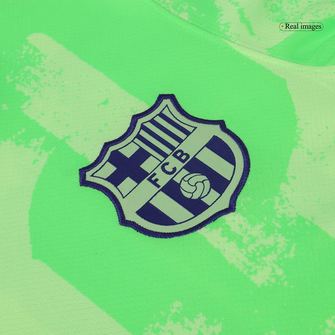 Camiseta de fútbol visitante GAVI #6 del Barcelona - UCL