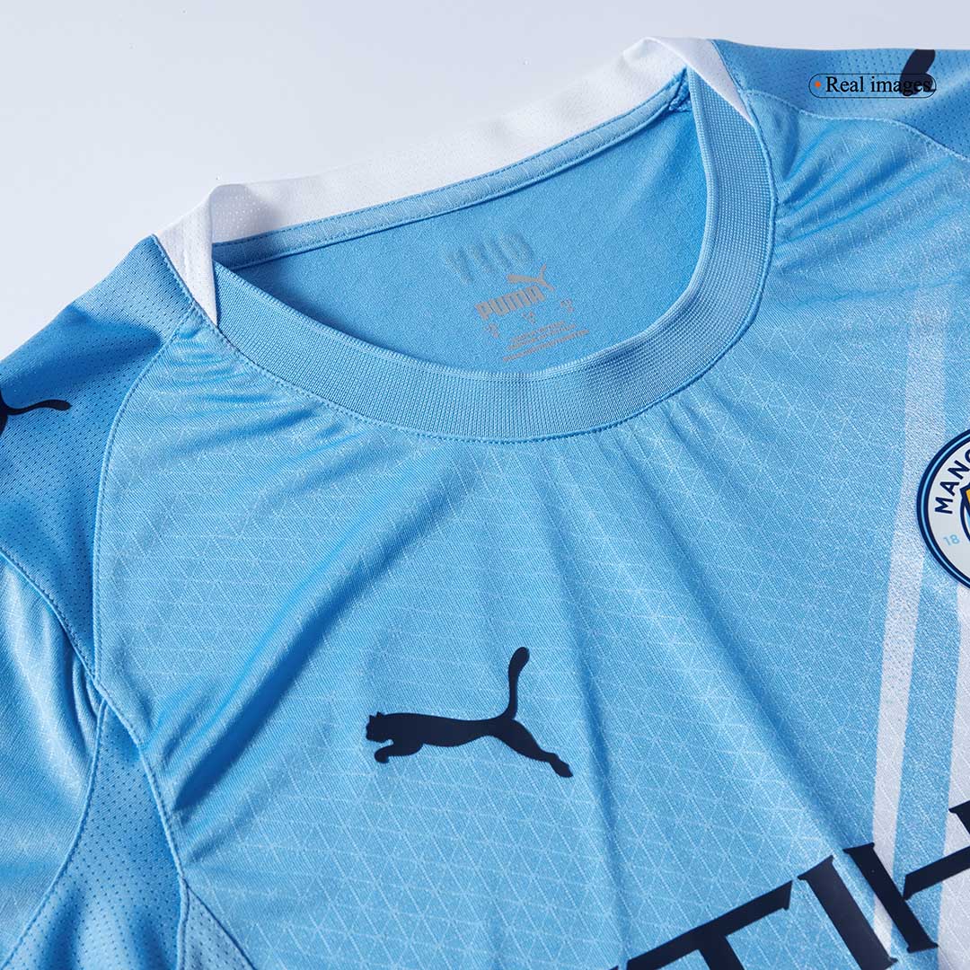 Camiseta de fútbol local auténtica RODRIGO #16 del Manchester City 2025/26, azul - Mundial de Clubes