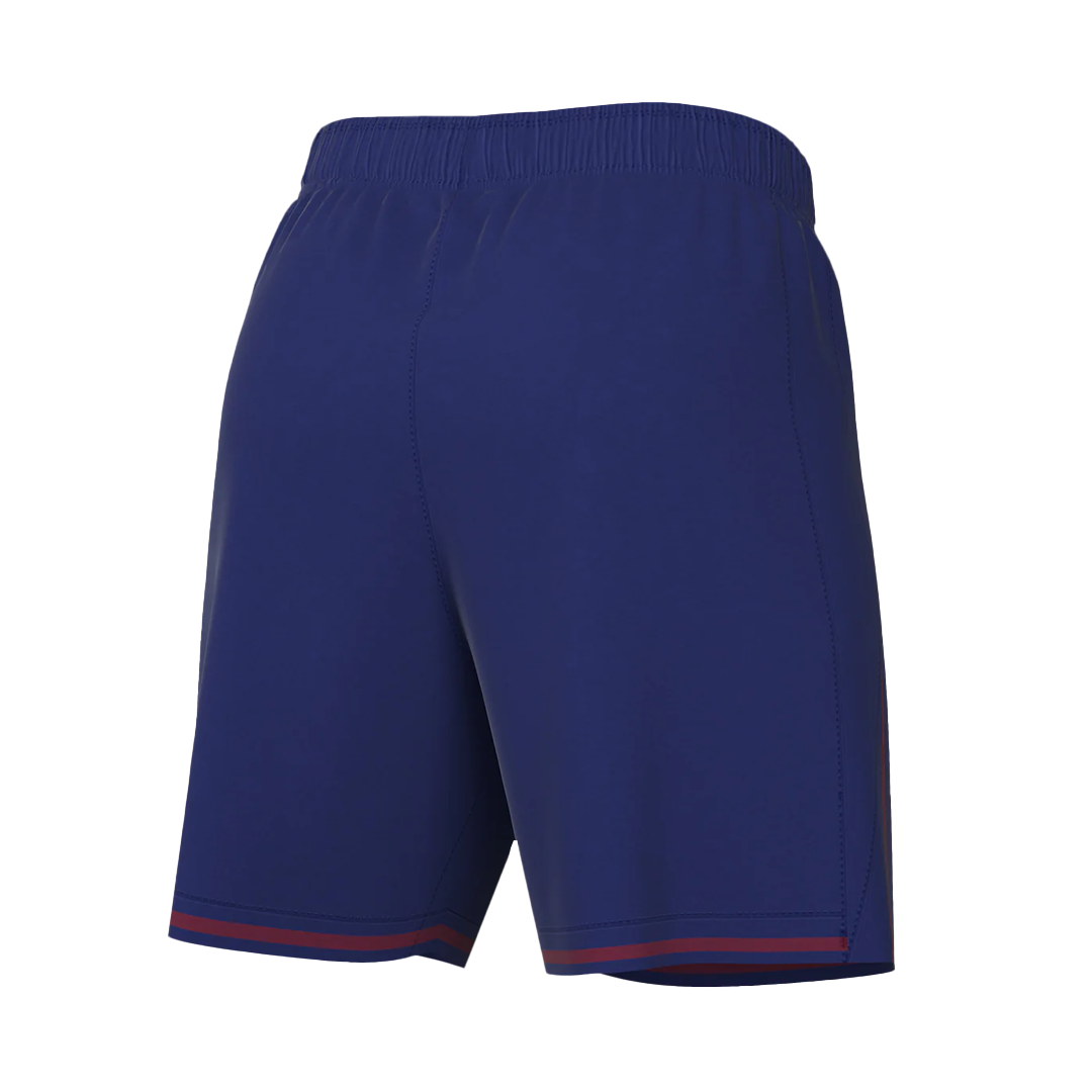 Pantalón corto de fútbol local del Barcelona 2025/26 azul marino