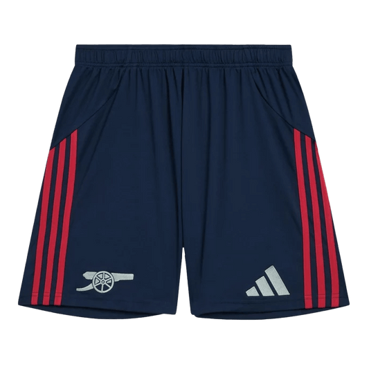 Pantalón corto de fútbol visitante del Arsenal 25/26 azul marino