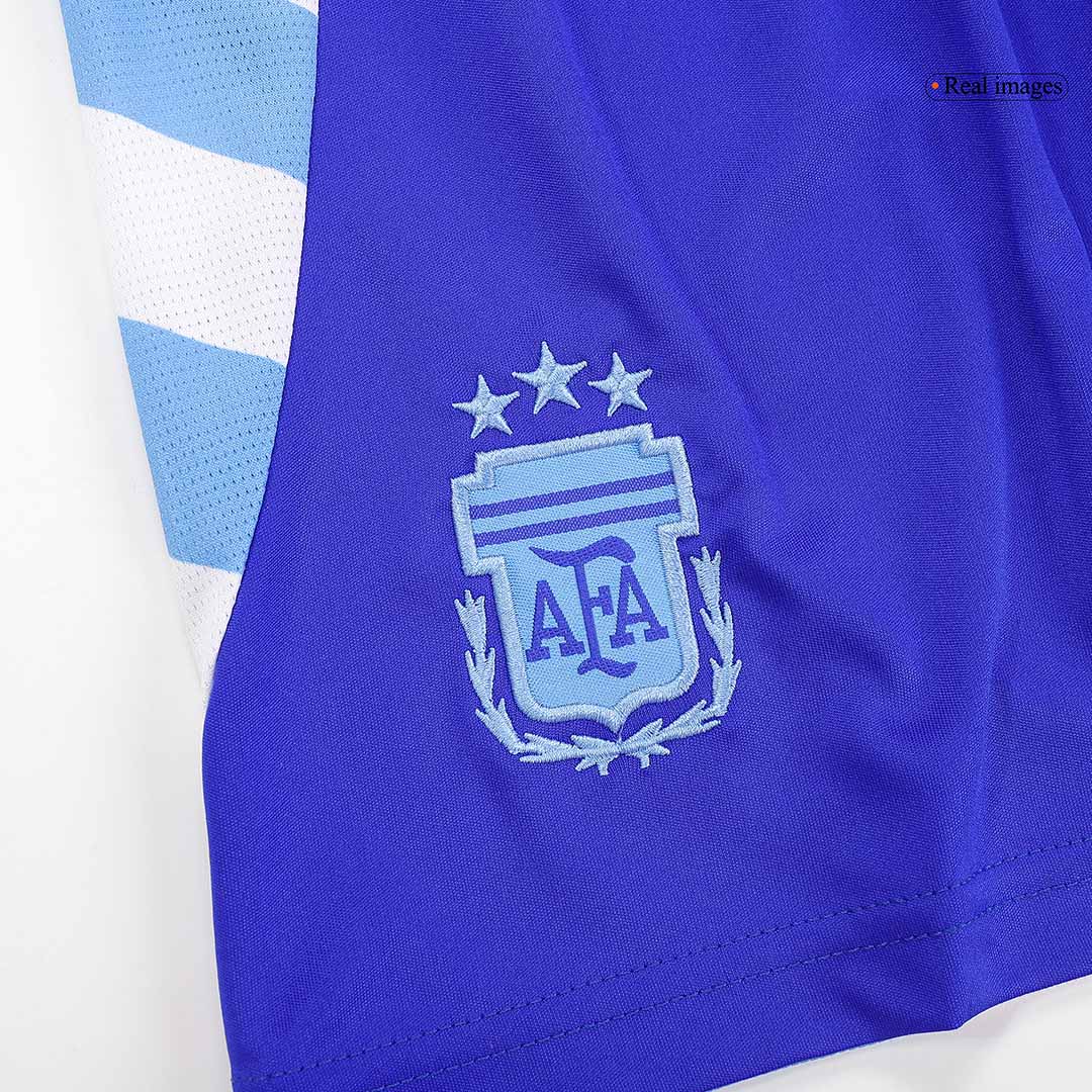 Kit de camiseta de visitante de Argentina para niños (camiseta, pantalón corto y medias) 2024