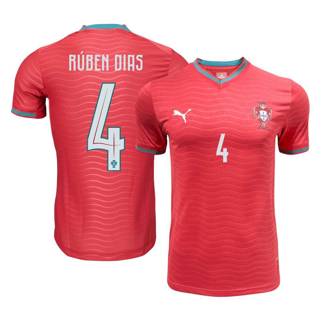 Auténtica camiseta de fútbol RÚBEN DIAS #4 Portugal Local 2026