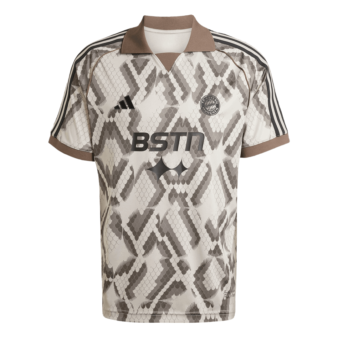 Camiseta de fútbol Bayern Munich X BSTN 2024/25 Marrón claro