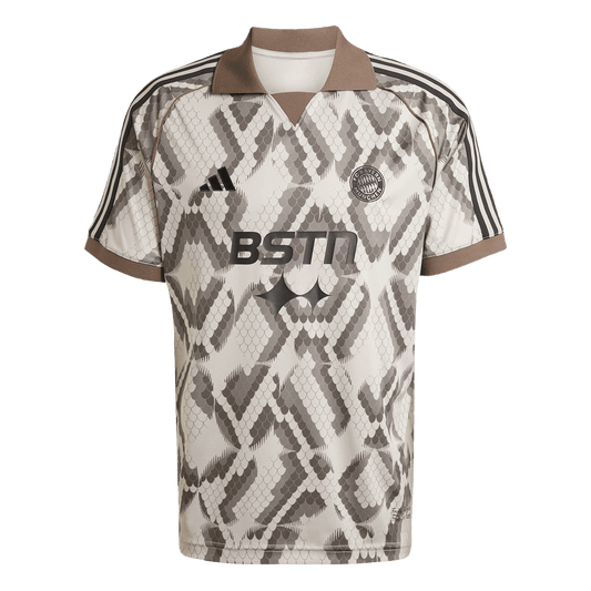Camiseta de fútbol Bayern Munich X BSTN 2024/25 Marrón claro