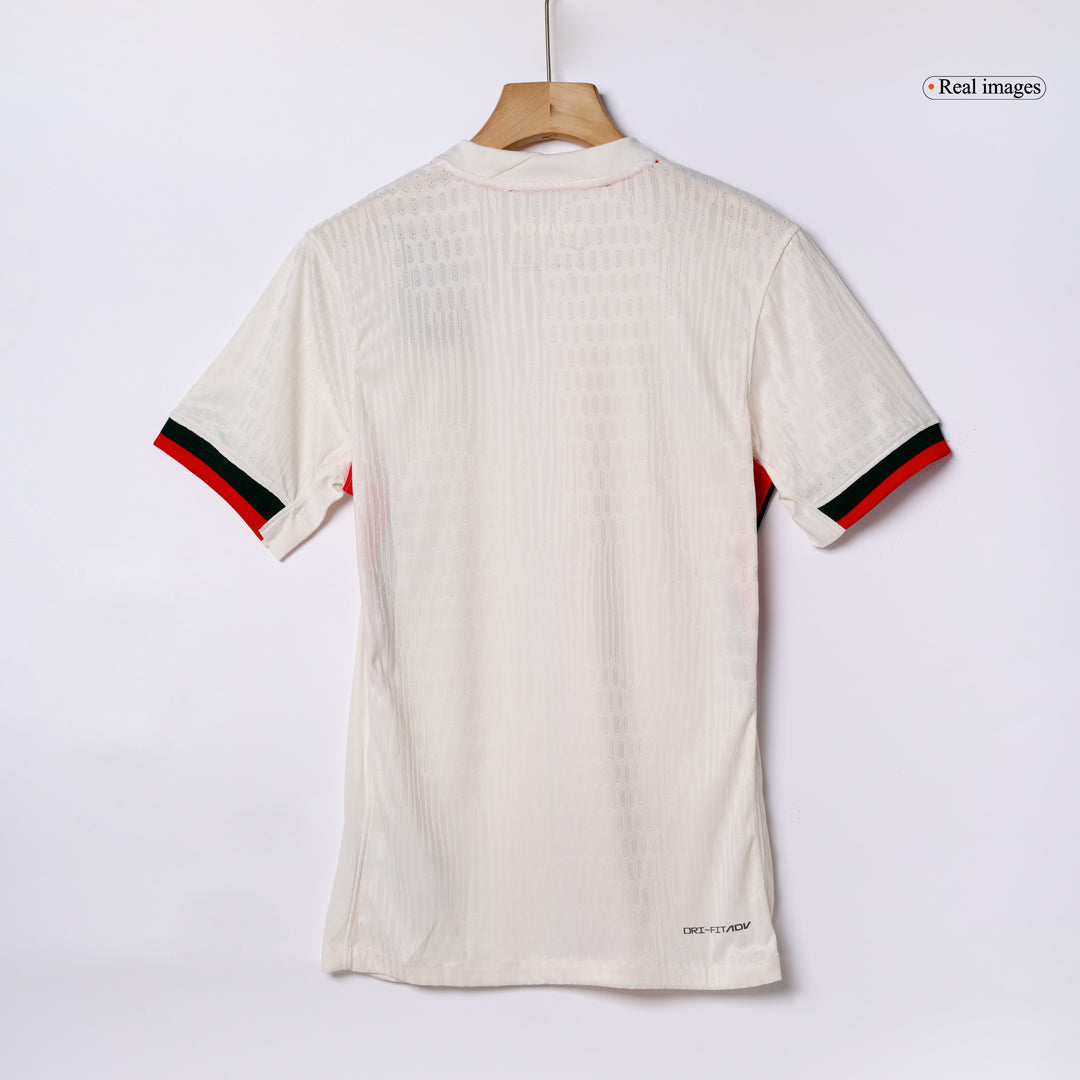 Camiseta de fútbol visitante auténtica PALMER #10 del Chelsea 2025/26, blanca
