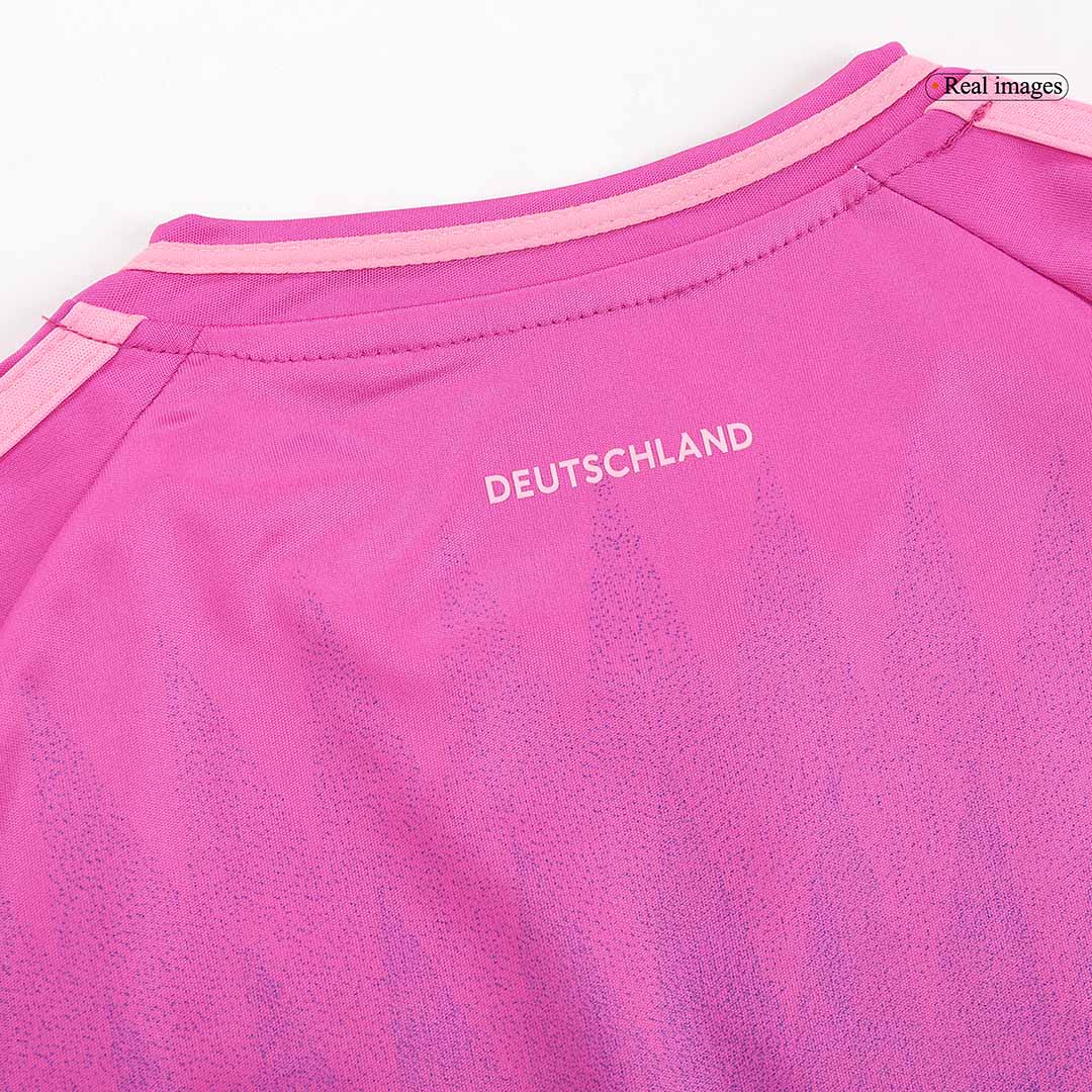 Kit de camiseta de fútbol visitante de Alemania para niños (camiseta, pantalón corto y calcetines) para la Eurocopa 2024