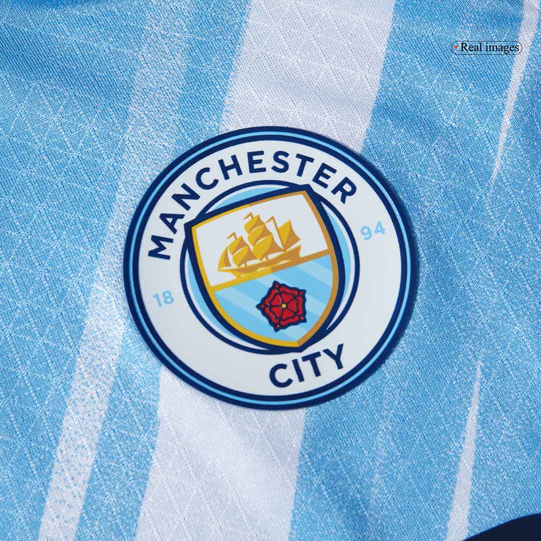Camiseta de fútbol local auténtica RODRIGO #16 del Manchester City 2025/26, azul - Mundial de Clubes