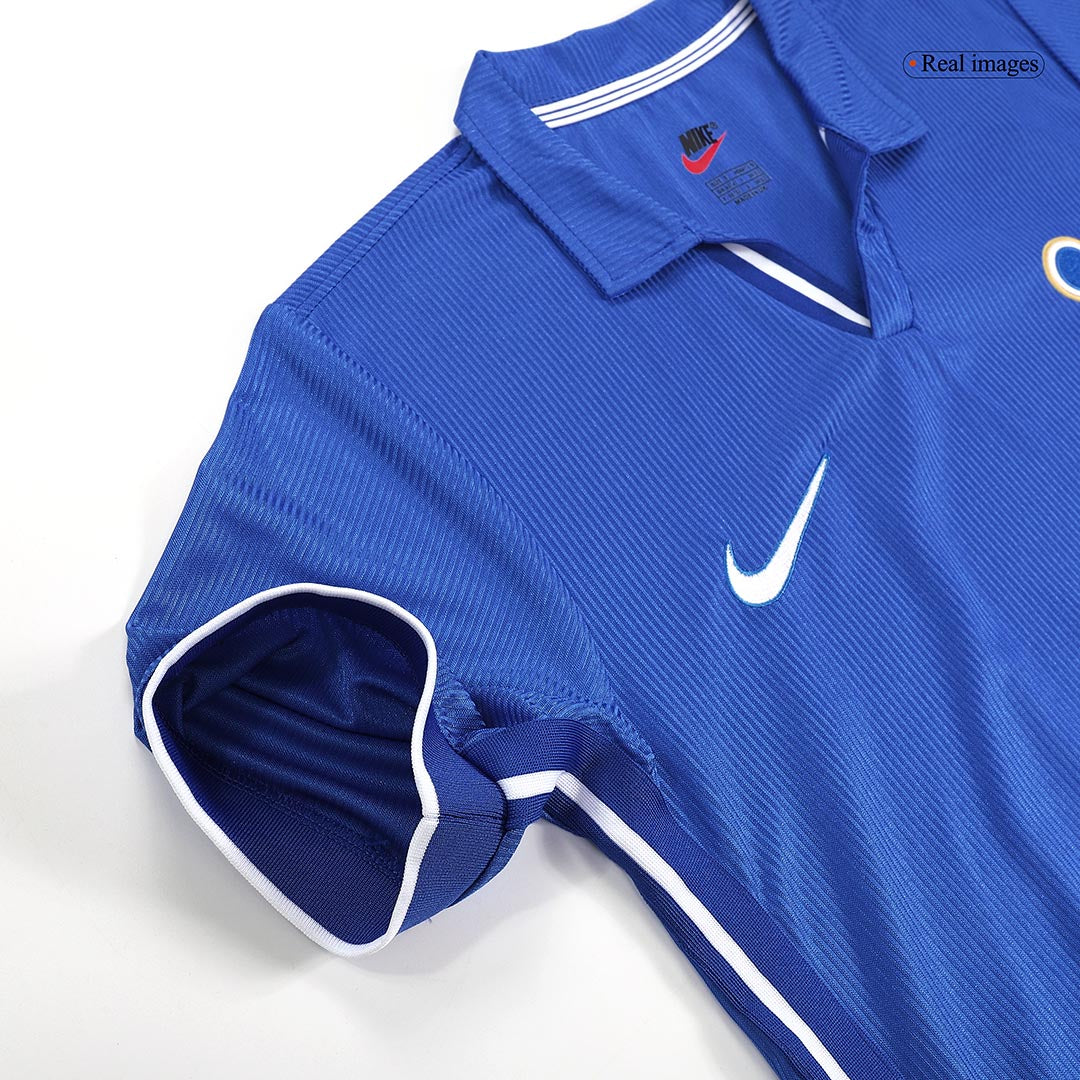 Camiseta retro de fútbol local de Italia de 1998