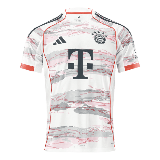 Camiseta de fútbol visitante del Bayern Múnich 2025/26 blanca
