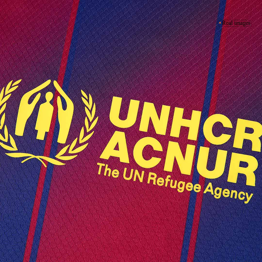 Kit de fútbol local del Barcelona para niños (camiseta, pantalón corto y calcetines) 2025/26 (rojo y azul)