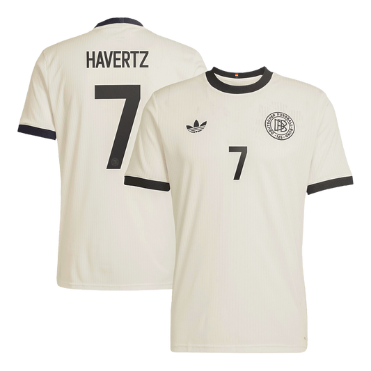 Camiseta de fútbol HAVERTZ #7 Alemania 125.º aniversario 2025 Blanca