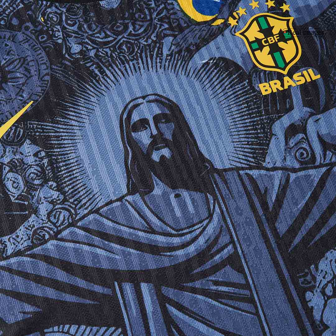 Camiseta de fútbol auténtica de Jesús de Brasil 2024