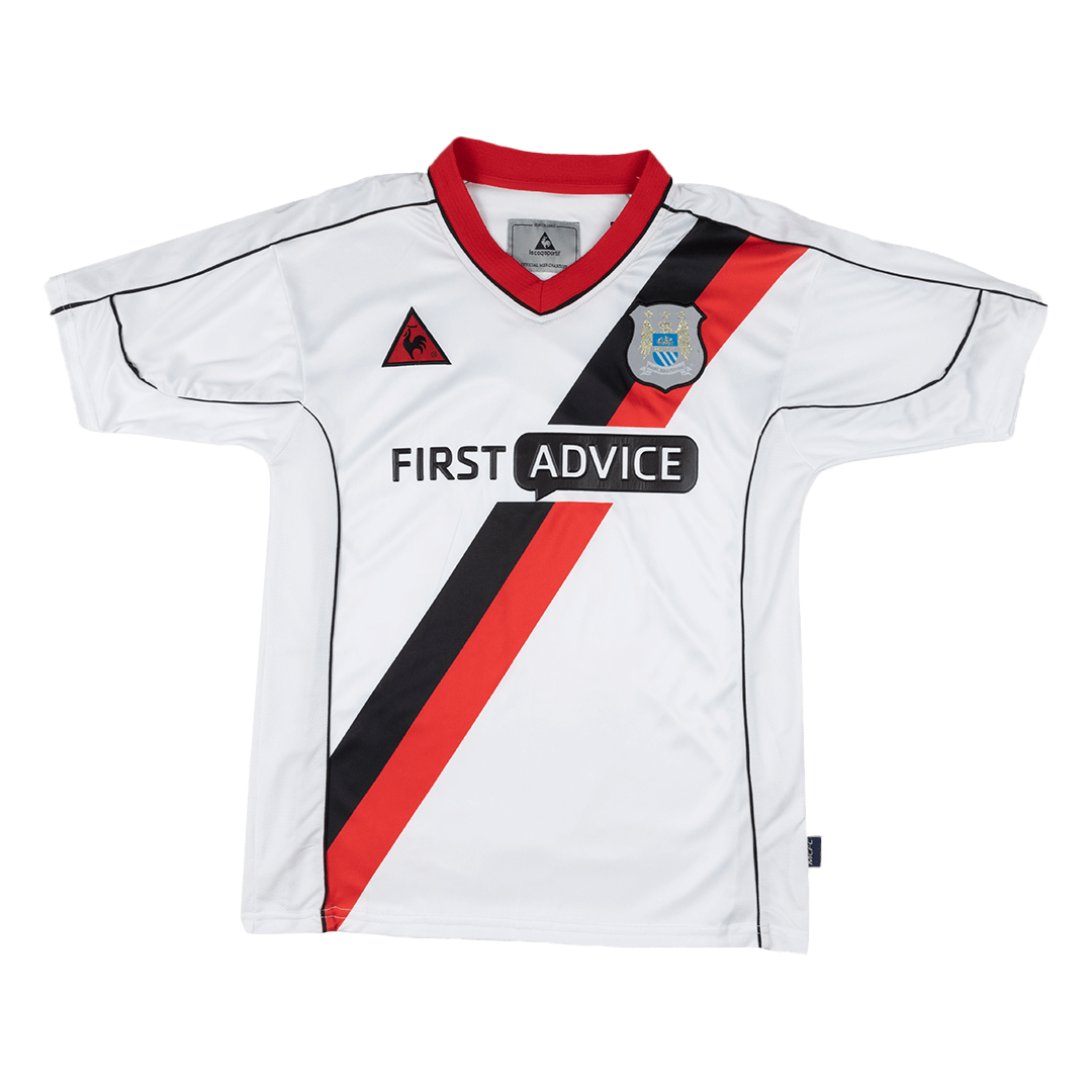 Camiseta retro de fútbol de visitante del Manchester City 2002/03