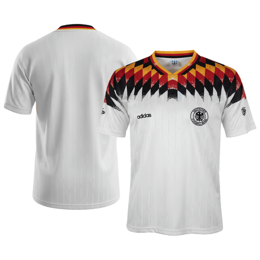 Camiseta retro de fútbol local de Alemania de 1994