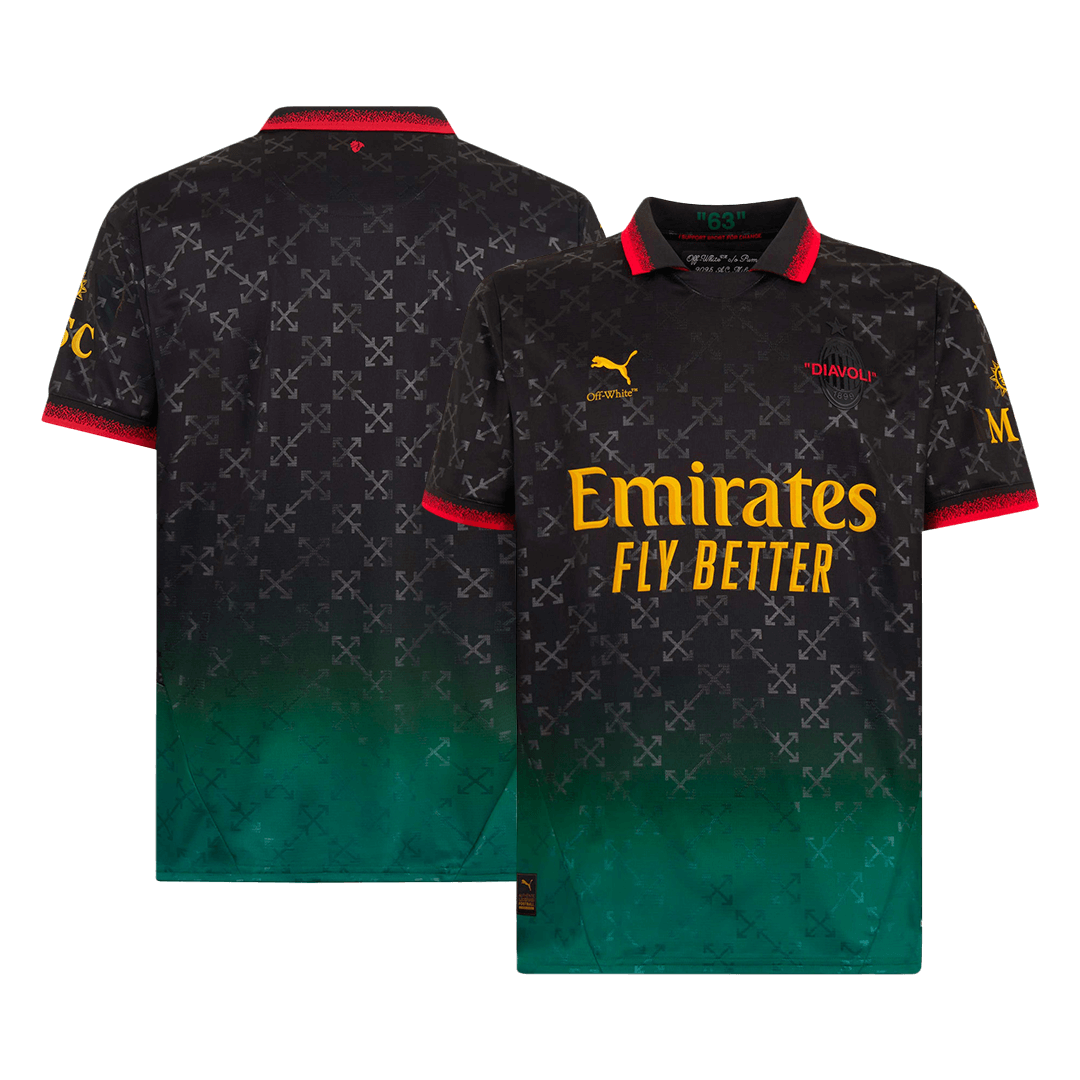 Camiseta de fútbol visitante del AC Milan 2024/25 (cuarta equipación)