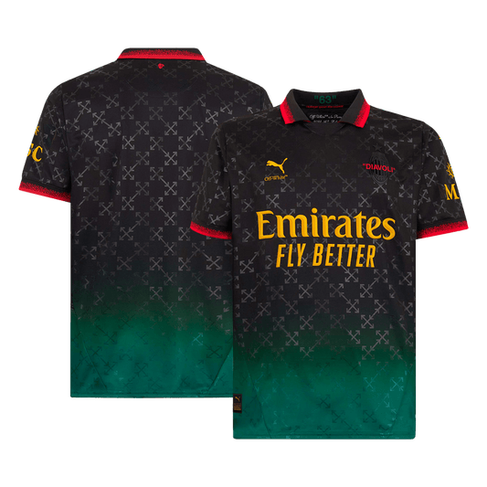 Camiseta de fútbol visitante del AC Milan 2024/25 (cuarta equipación)