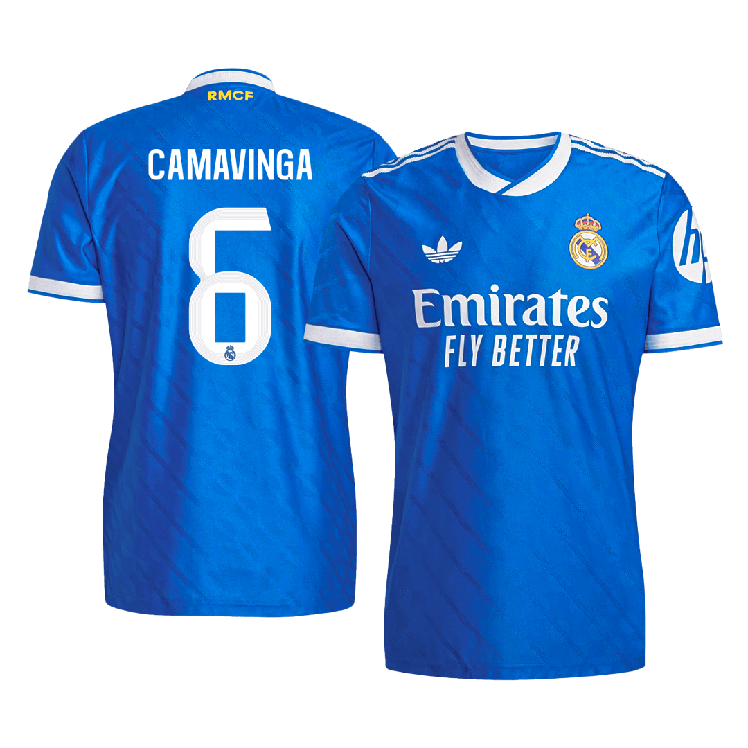 Camiseta de fútbol del Real Madrid CAMAVINGA #6 3.ª equipación 2025/26 auténtica
