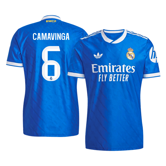 Camiseta de fútbol del Real Madrid CAMAVINGA #6 3.ª equipación 2025/26 auténtica