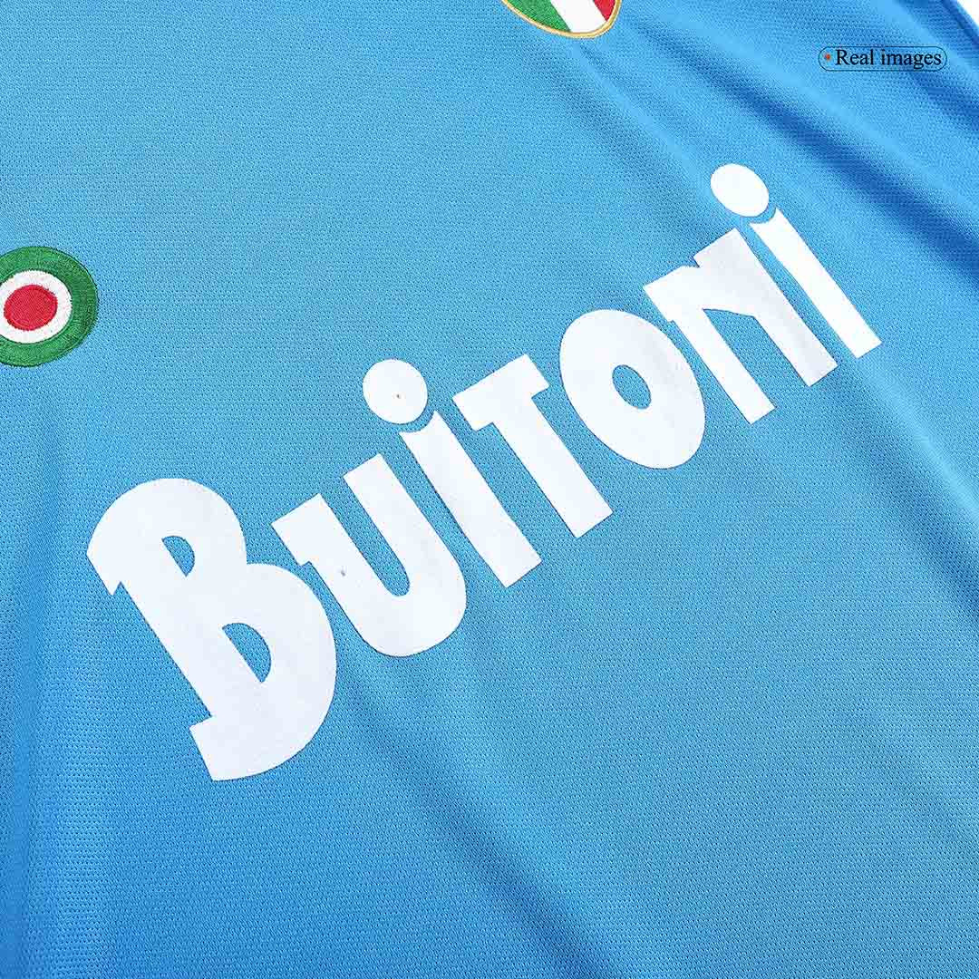 Camiseta retro de fútbol local del Napoli 1987/88