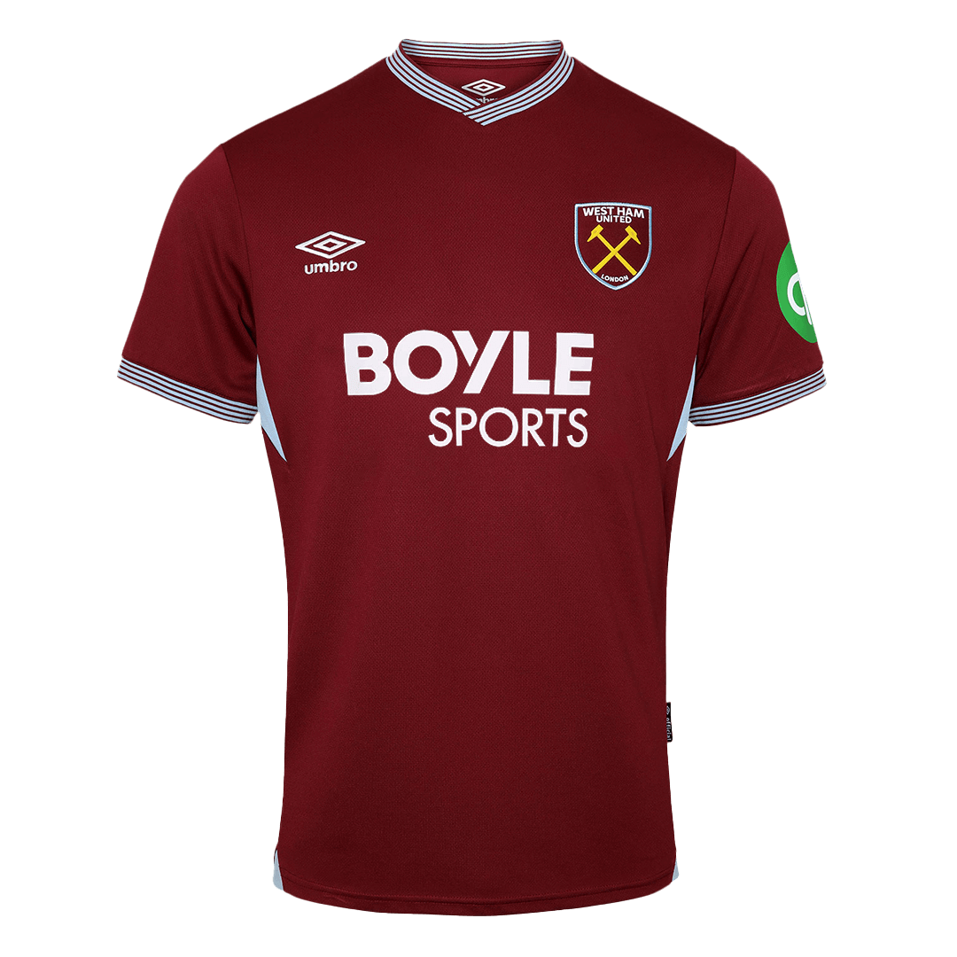 Camiseta de fútbol local del West Ham United 2025/26