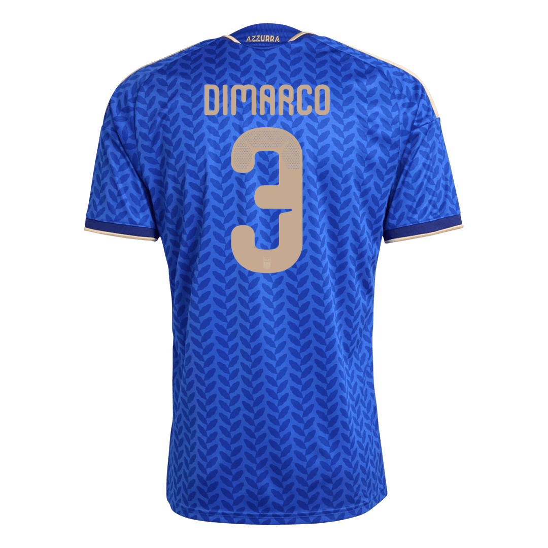 Camiseta de local de Italia DIMARCO para hombre, número 3, Copa del Mundo 2026