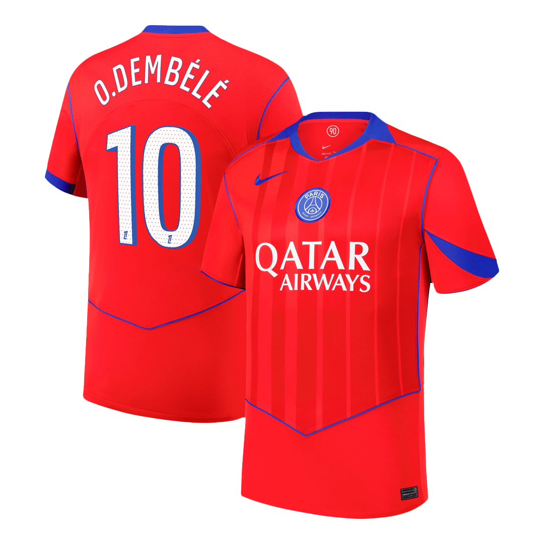 Camiseta de fútbol O.DEMBÉLÉ #10 PSG Tercera equipación 2025/26