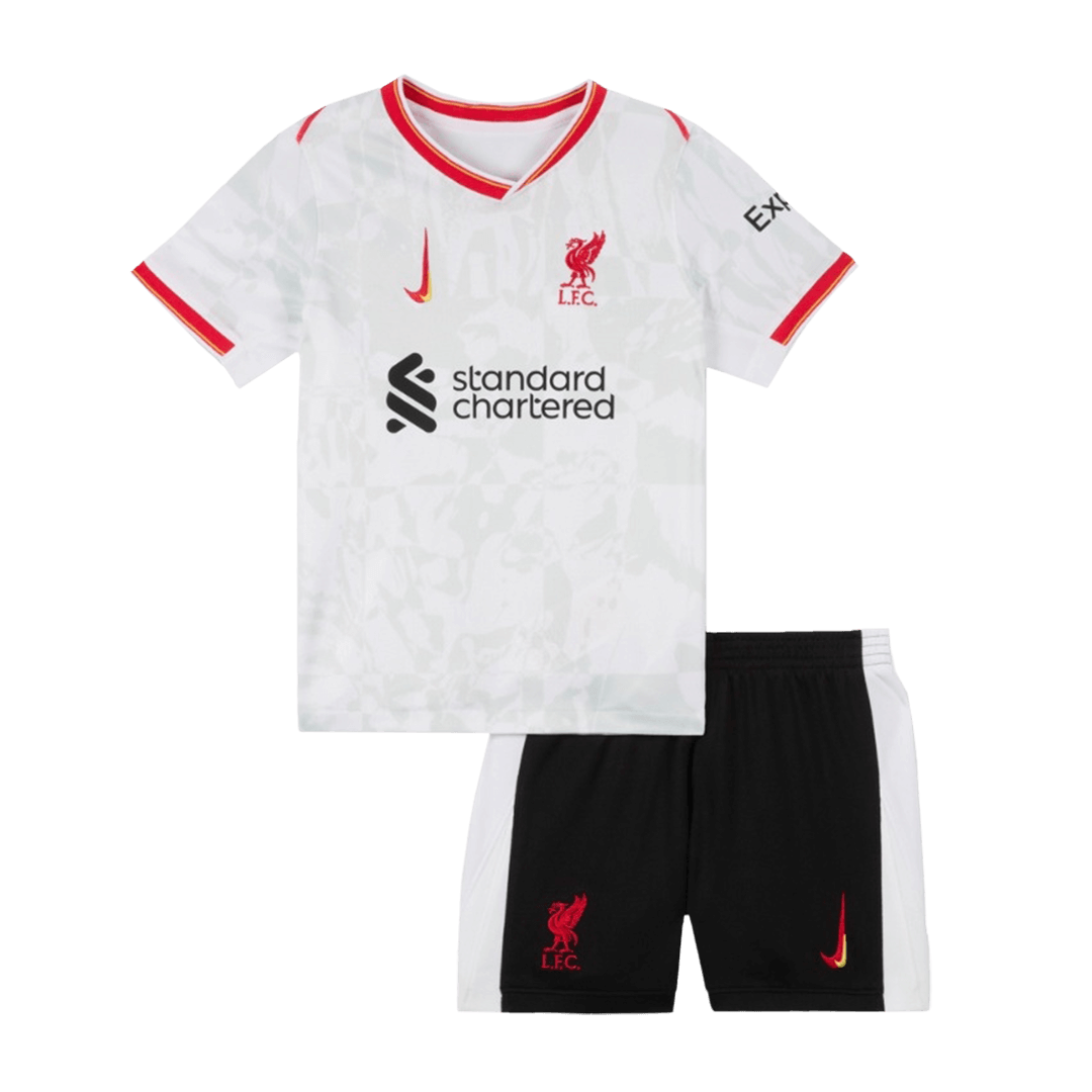 Kit infantil barata del Liverpool (3.ª equipación) 2024/25 (camiseta y pantalón corto)