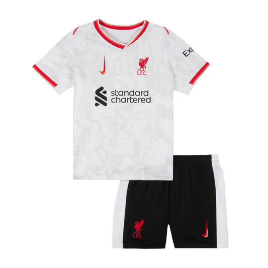 Kit infantil barata del Liverpool (3.ª equipación) 2024/25 (camiseta y pantalón corto)