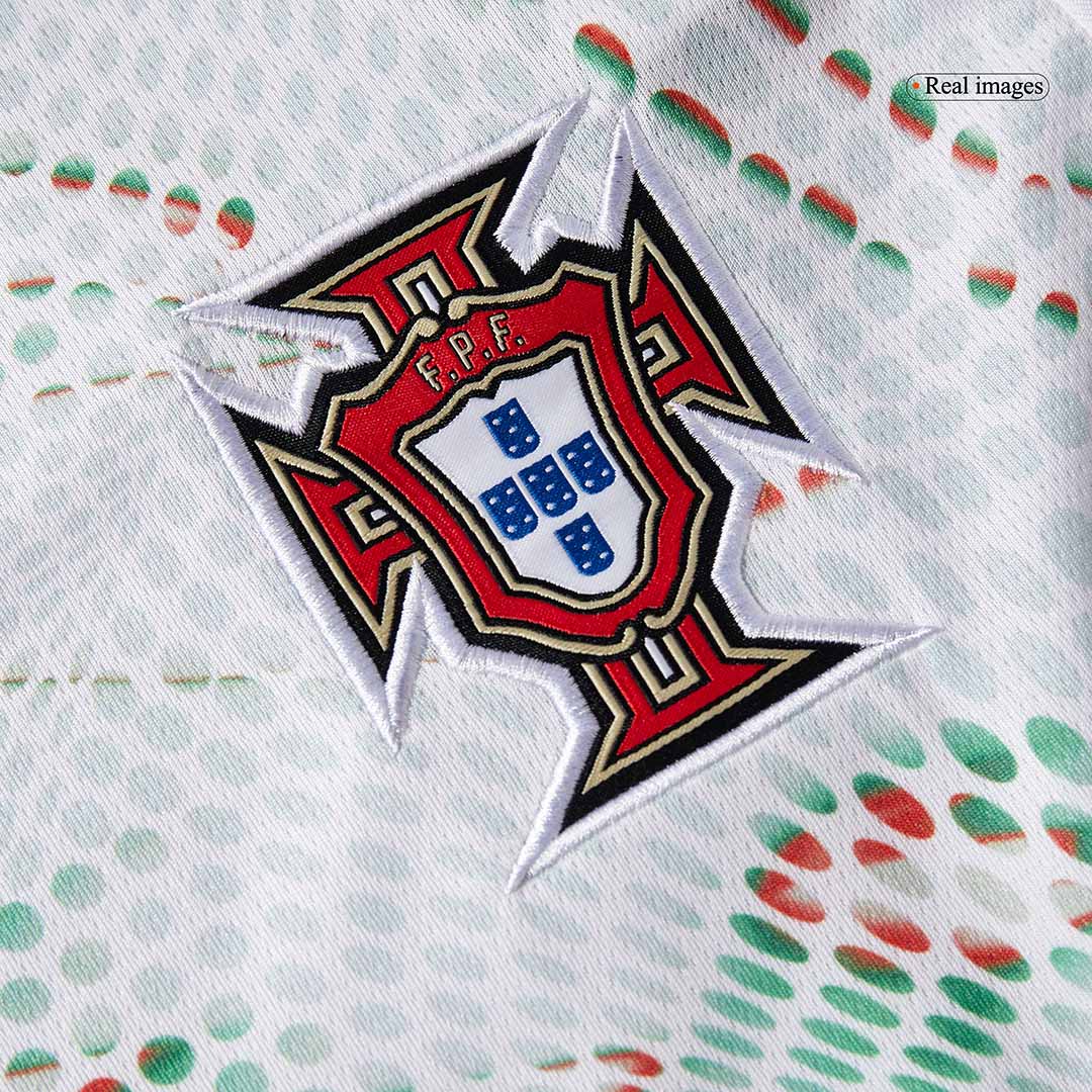 Camiseta de fútbol de manga larga visitante de Portugal RONALDO #7 2025, blanca