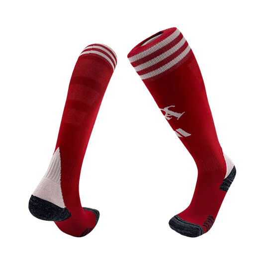 Calcetines de local del Arsenal 2025/26